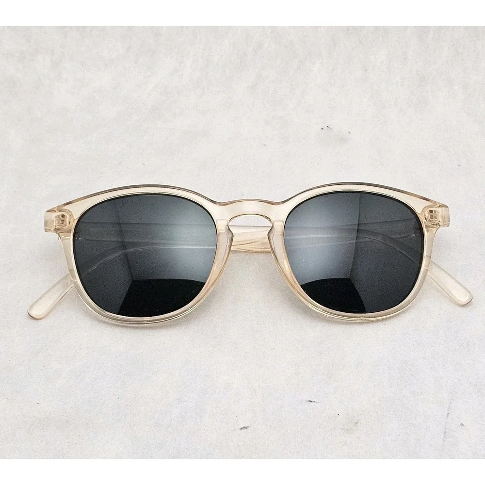 EUC Sunski Yuba Sunglasses Clear Forest  Polarized Green-tinted Lenses